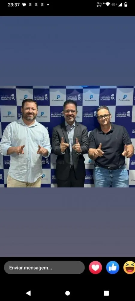 Na foto Edinaldo, Paulo Araújo e o pré candidato Sidrack motorista 